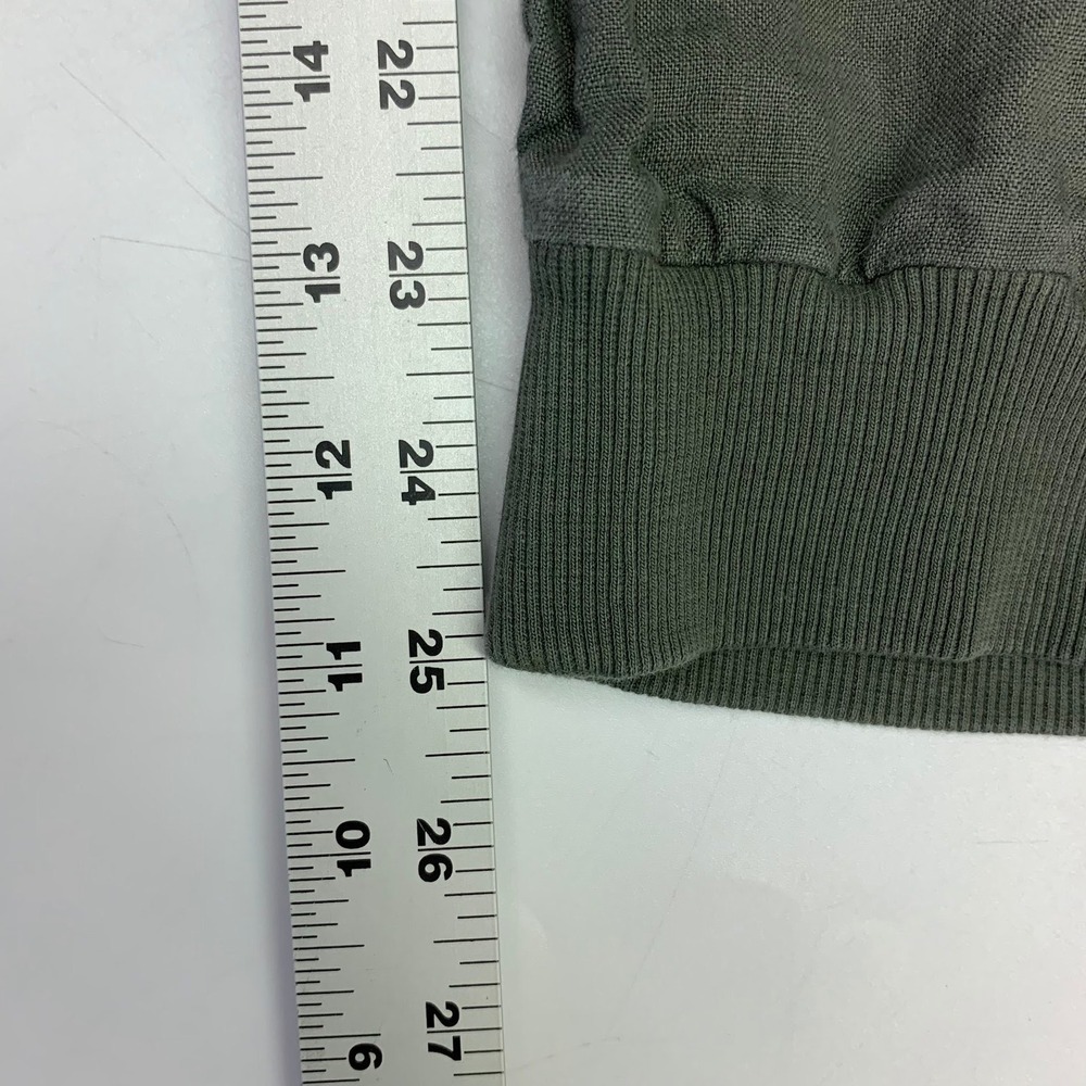Caslon Womens Olive Green 100% Linen Blend Drawstring‎ Jogger Pants Size L - Picture 13 of 13